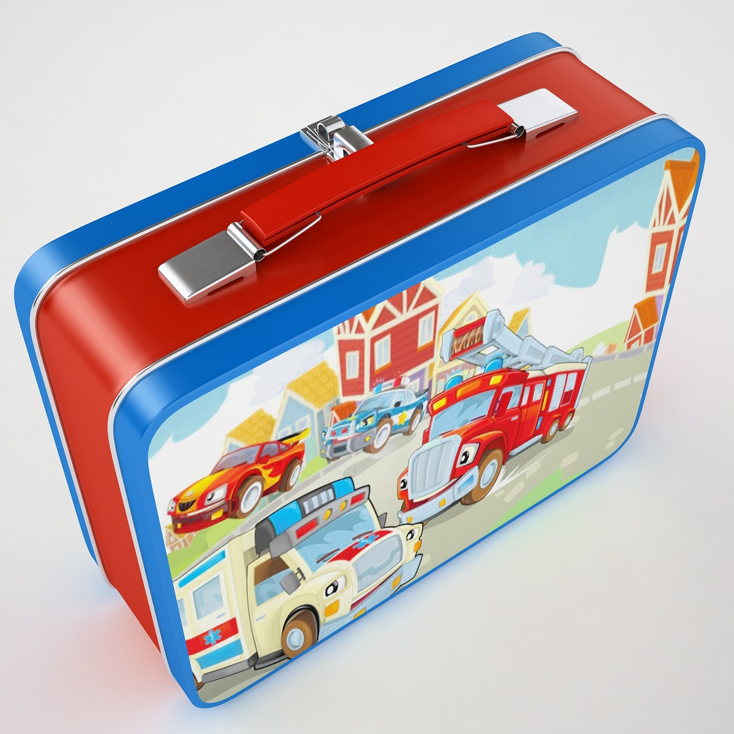 Metal lunch box 3D model - TurboSquid 1155220