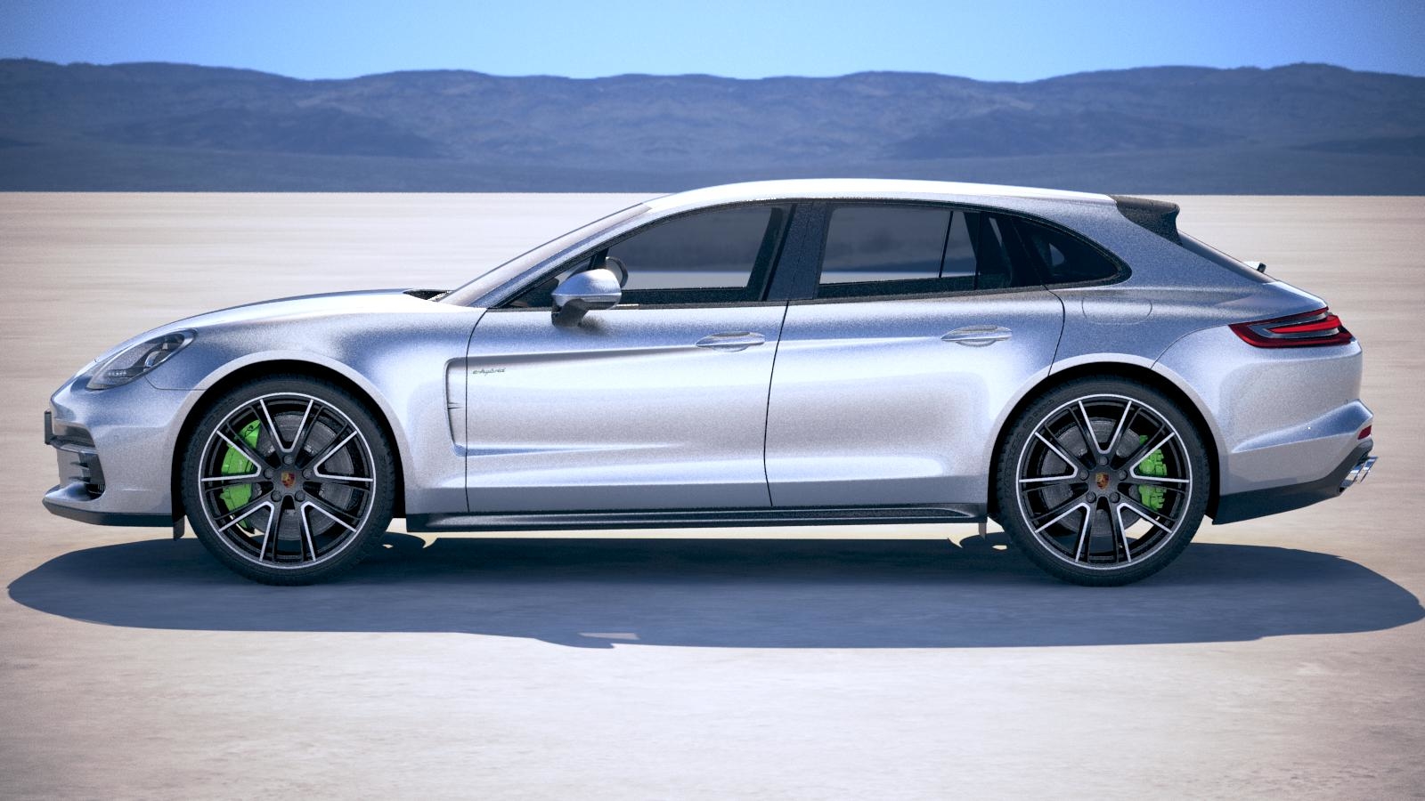 保时捷panamera 4 e-hybrid sport turismo 20183d模型