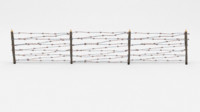 3D barbed wire obstacle