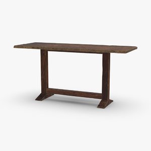 rustic-table model