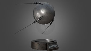 3D sputnik 1 model