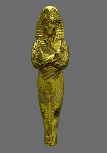 3D male pharaoh model