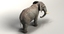 elephant rigged 3D