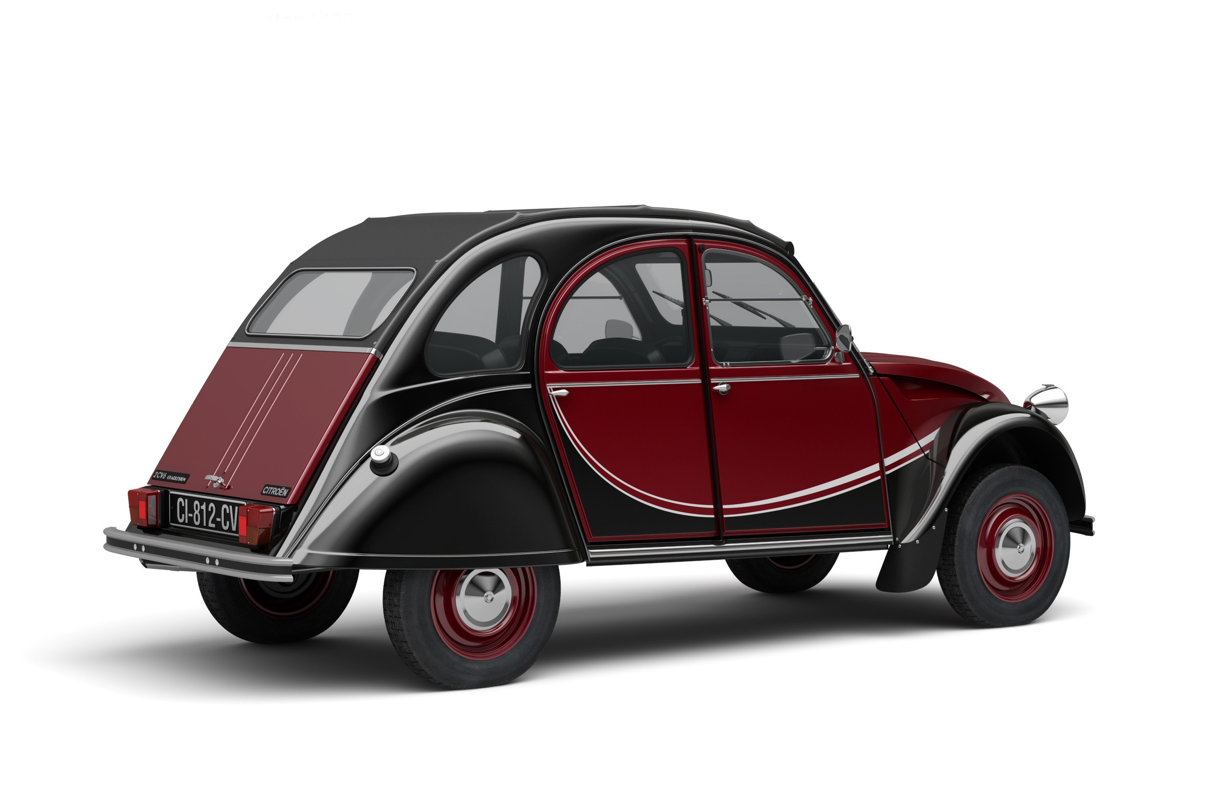 3D citroen 2cv charleston model - TurboSquid 1155809