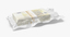 wrapped bills money 200 3D model