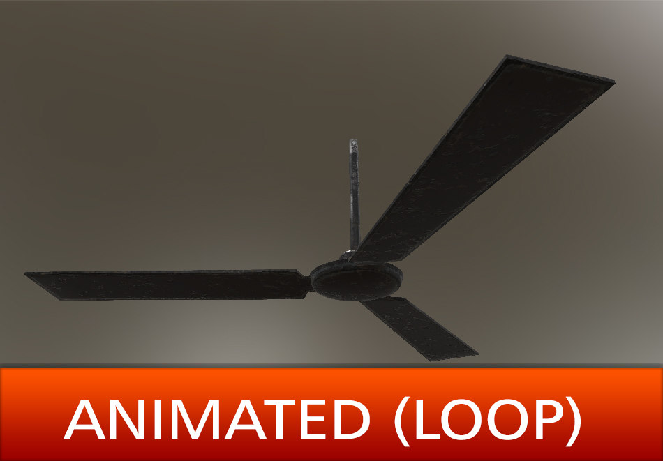 Old Ceiling Fan Animated
