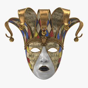 carnival mask v3 3D model
