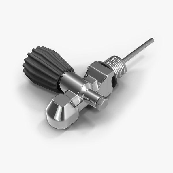 スキューバタンクバルブ3Dモデル TurboSquid 1155998
