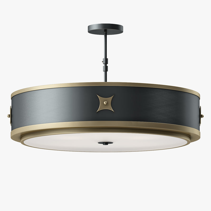 Currey And Company Huntsman Semi Flush Mount