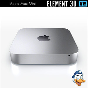 apple mac mini element 3D model