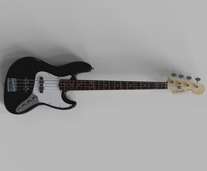 fender standard jazz bass 3D model