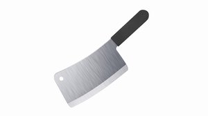 3D butcher knife model