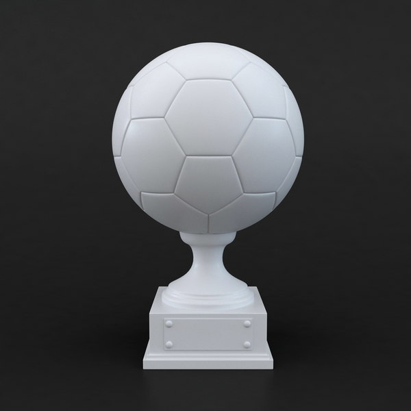 Beschriftung Fußball Fussball Resine-Trophäe 3D 5er set oder einzeln incl 