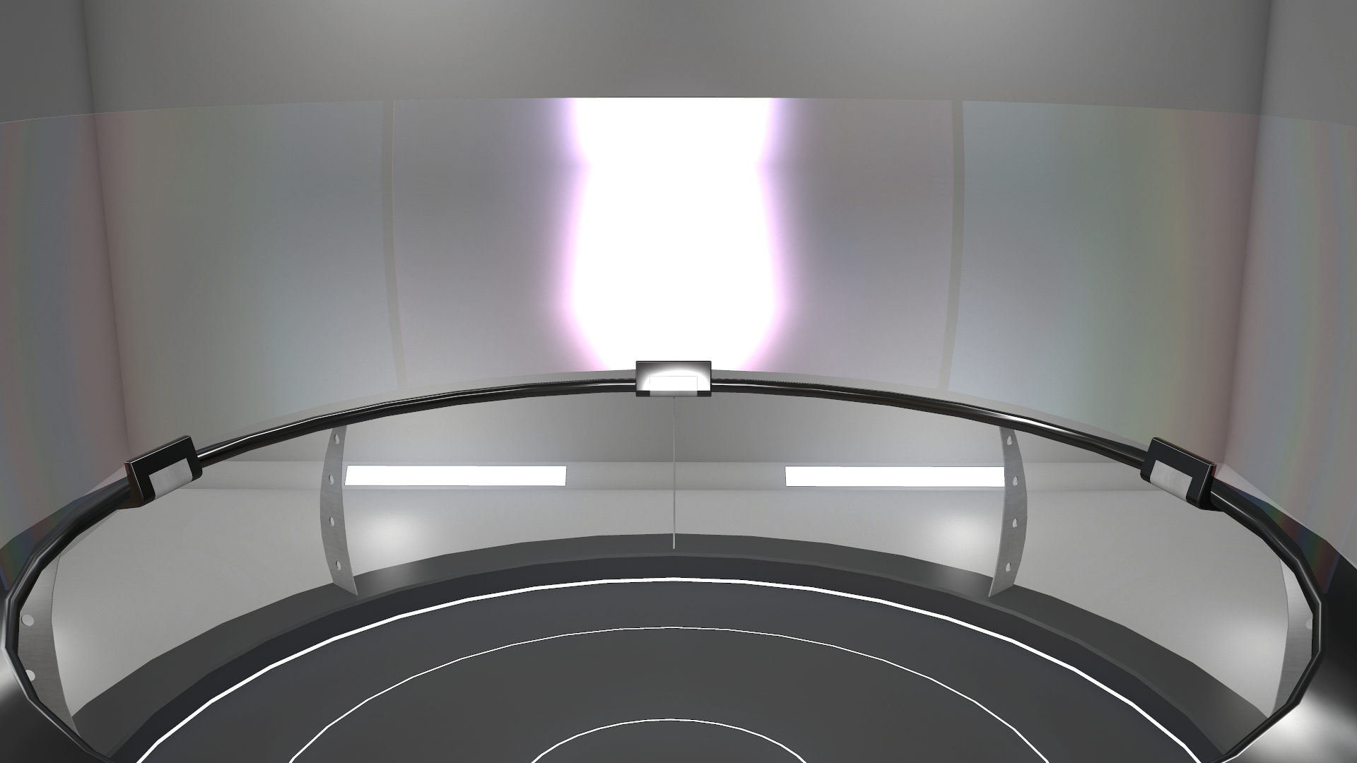 vr ready play space - 科幻屏幕室3d模型