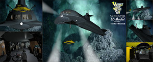 3D seaview submarine