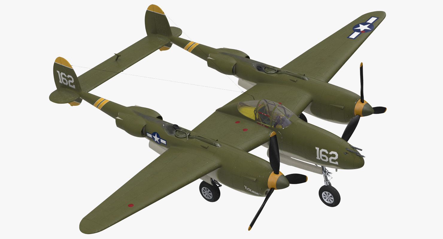 P 38 Lightning Model