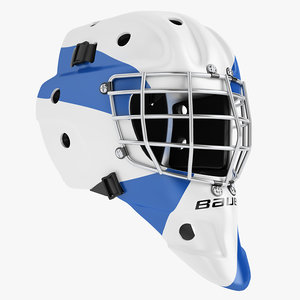 3D ice hockey helmet