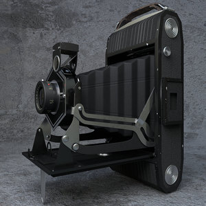 3D model camera vintage