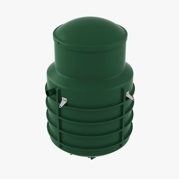 Plastic septic tank 2 3D model - TurboSquid 1156927