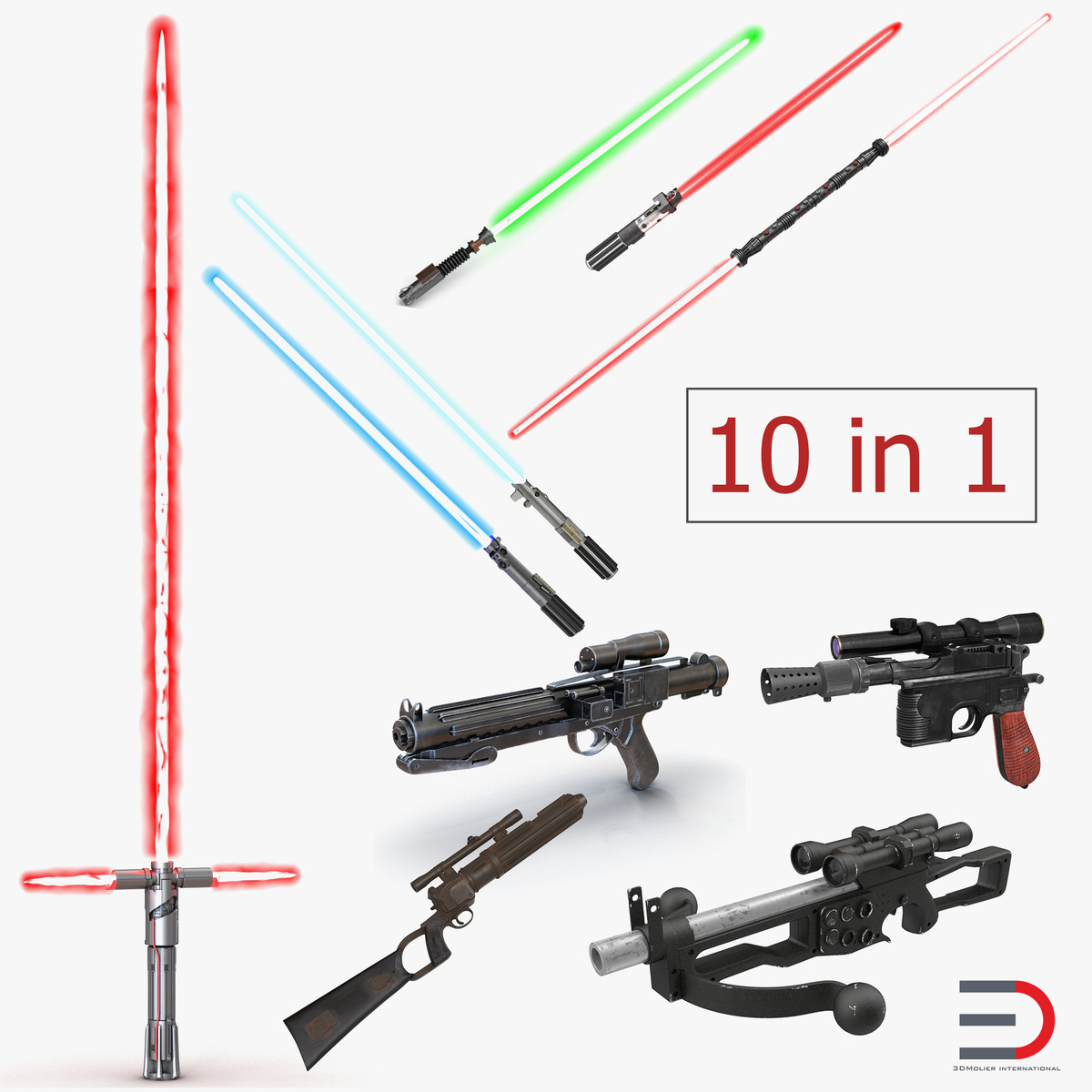 star wars figures weapons