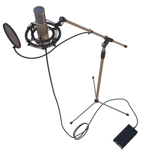 rode k2 condenser microphone 3D model