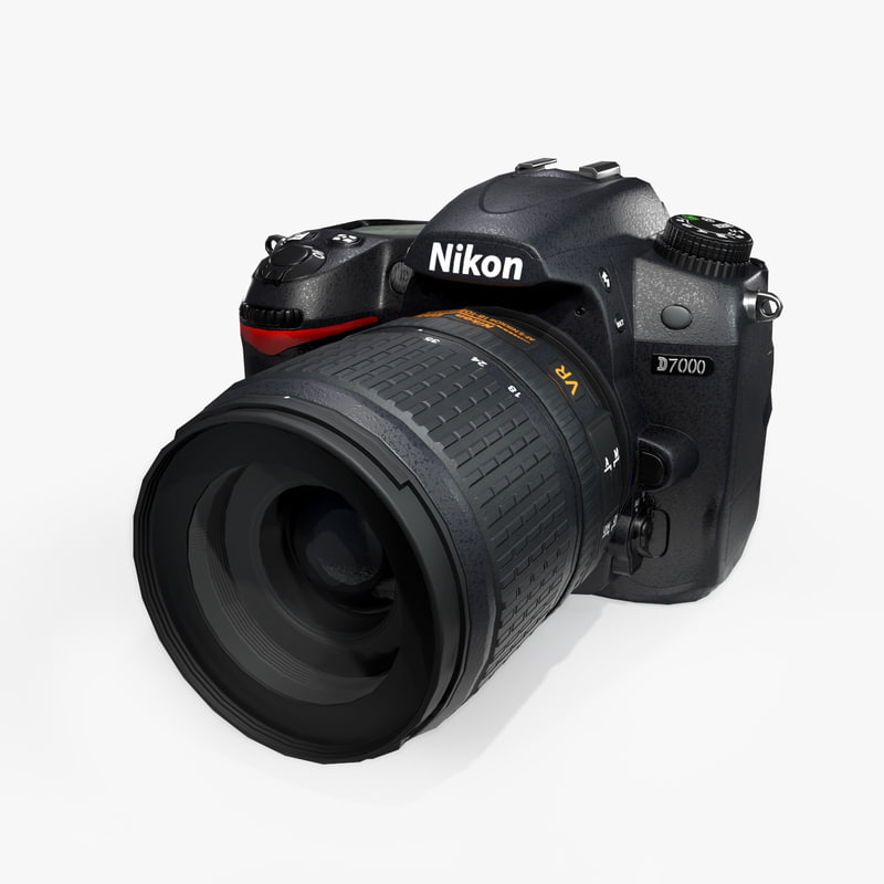 Dslr nikon d7000 3D model TurboSquid 1157011