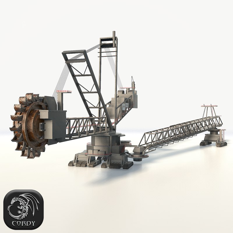 Bagger 288 prb 3D model - TurboSquid 1157295