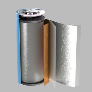 internal battery animation li-ion 3D model