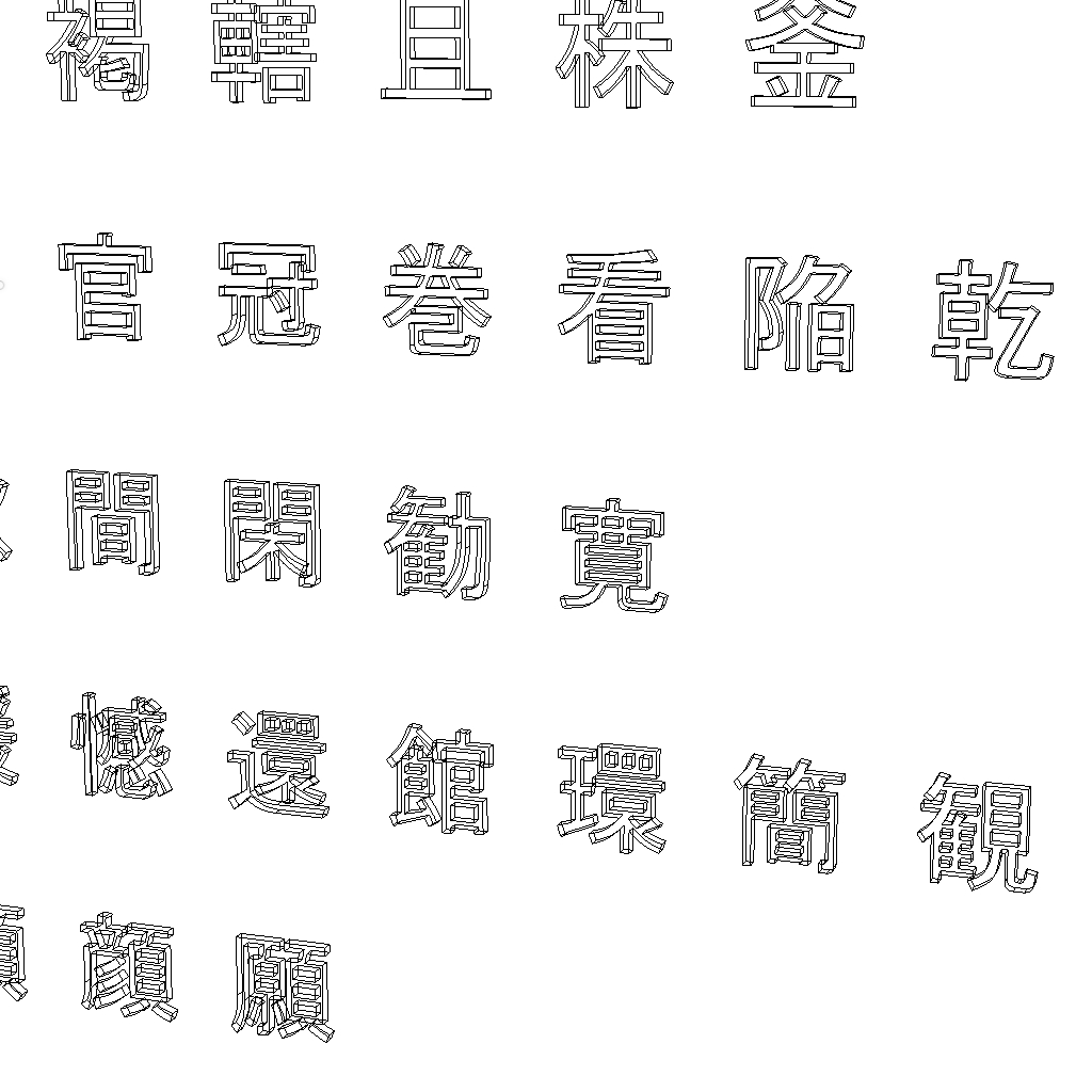 autocad chinese fonts