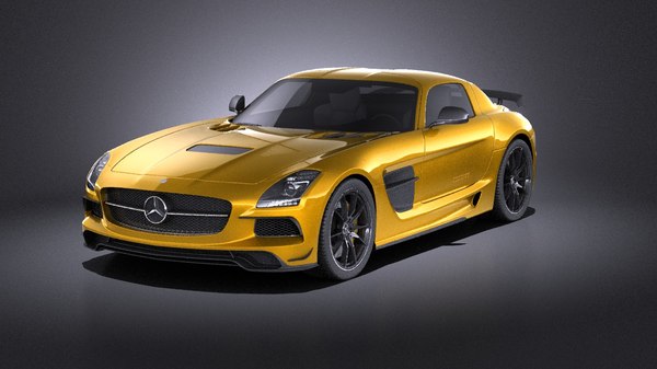 Mercedes Sls Amg 3d Model Turbosquid 1157420