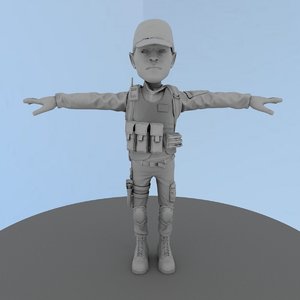 ready character 3D model
