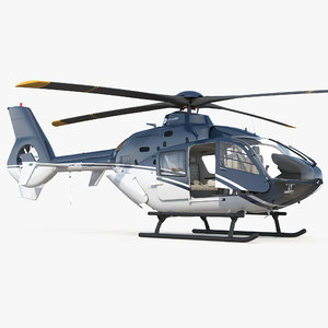 civil helicopter eurocopter ec-135 3D model