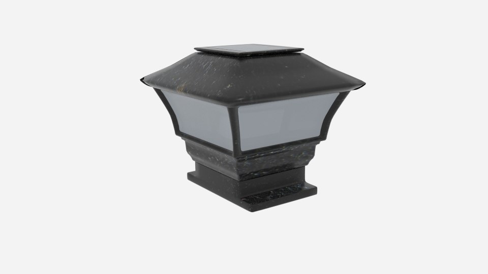 Solar Panel Lamp Cap 3d Model Turbosquid 1157719 Solar Panel Lamp Cap 3d Model