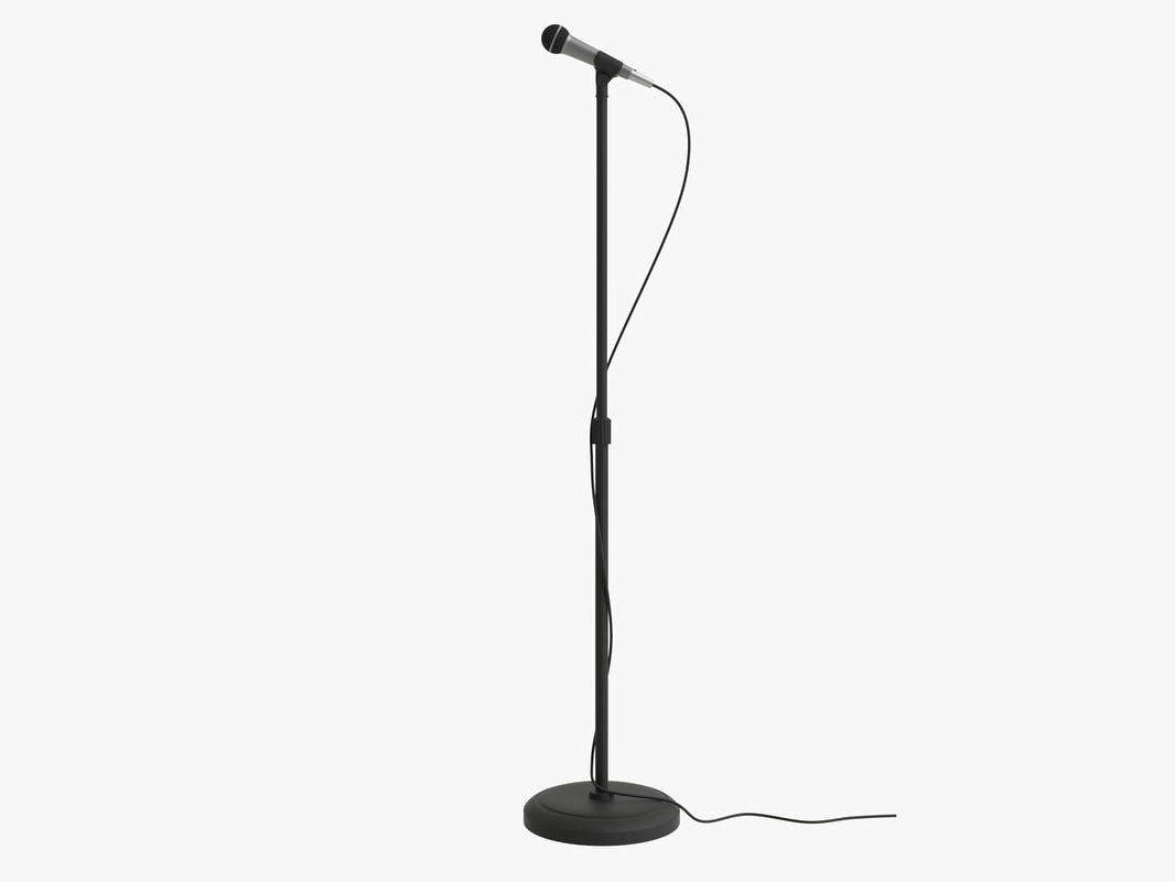 Microphone stand mic model TurboSquid 1157754