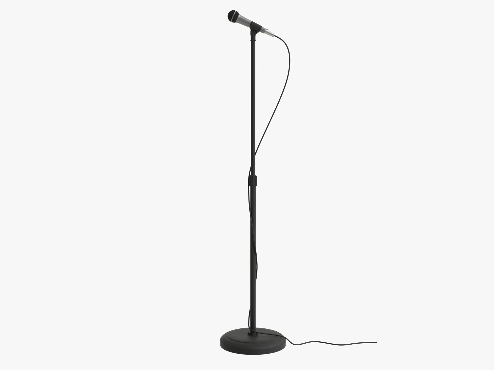 Microphone Stand Mic Model Turbosquid 1157754