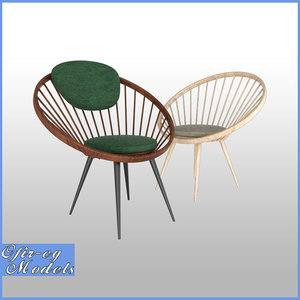 3D yngve circle chair model