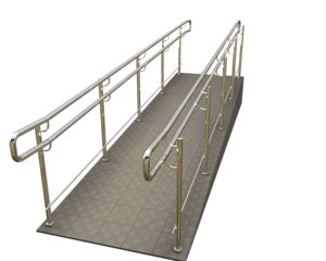 3D ramp entrance