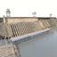 krasnoyarsk hydroelectric power station 3D