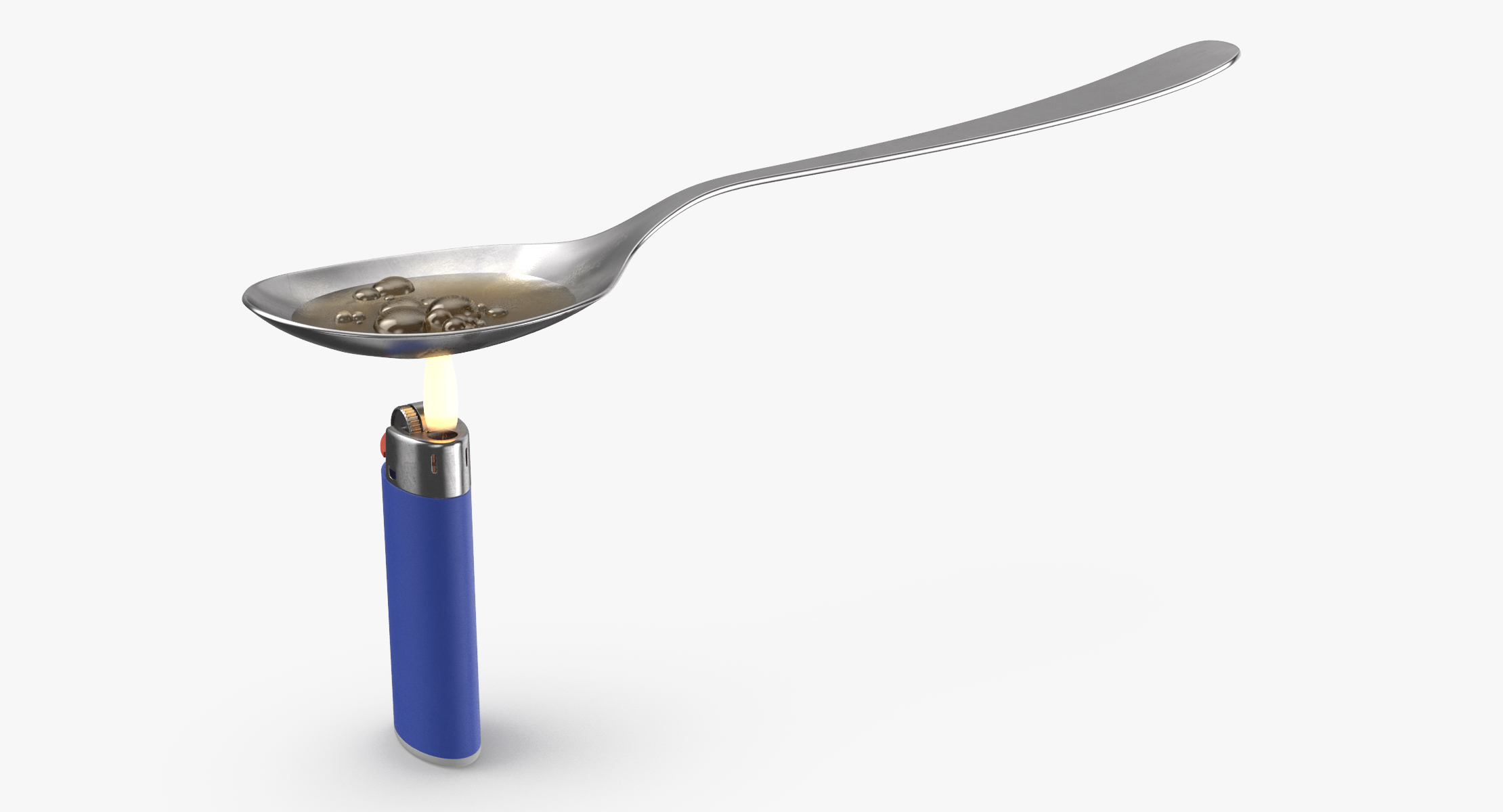 3D heroin spoon boiling lighter - TurboSquid 1158329