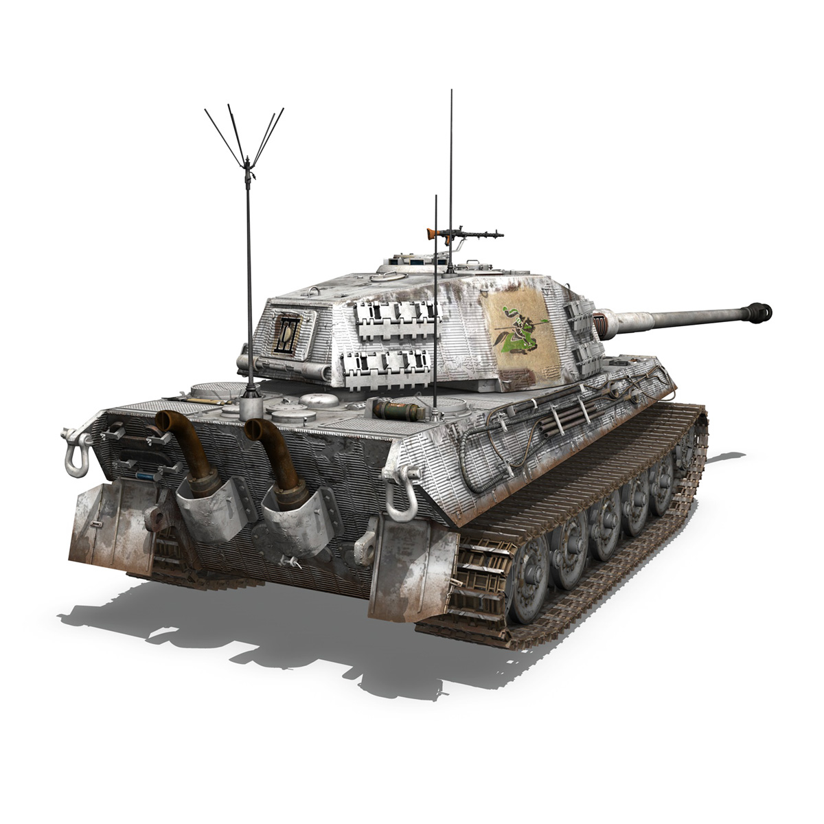 3D Model Panzerbefehlswagen Tiger - Ausf - TurboSquid 1158448