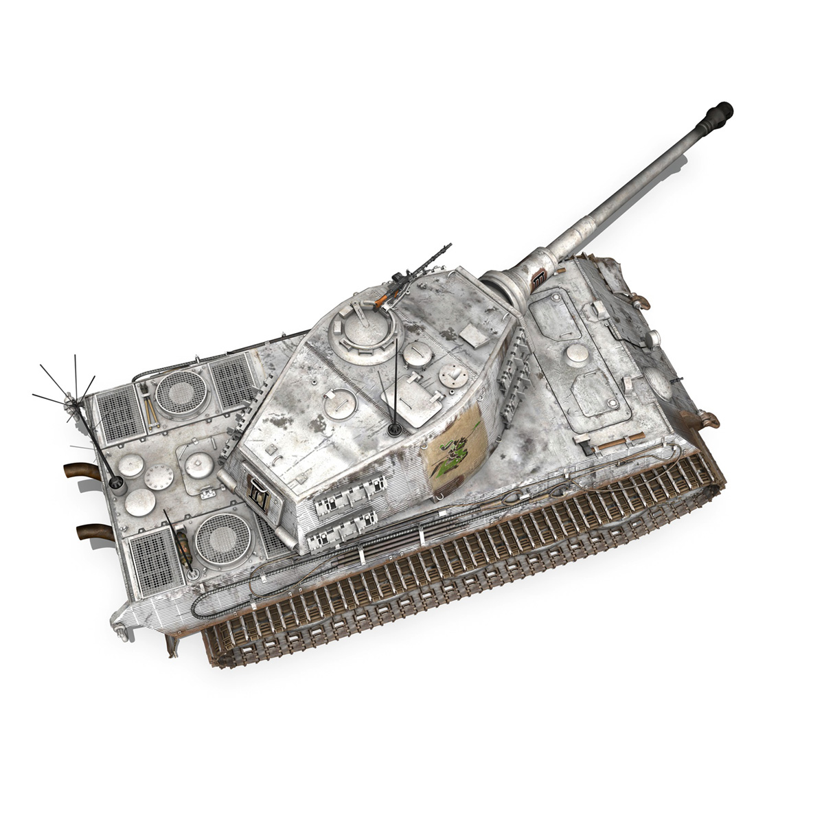 3D Model Panzerbefehlswagen Tiger - Ausf - TurboSquid 1158448