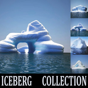 3D iceberg ice