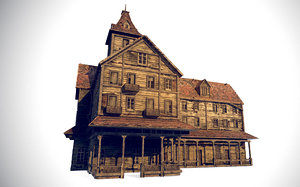 abandoned building games 3D model