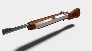 3D simple rifle model