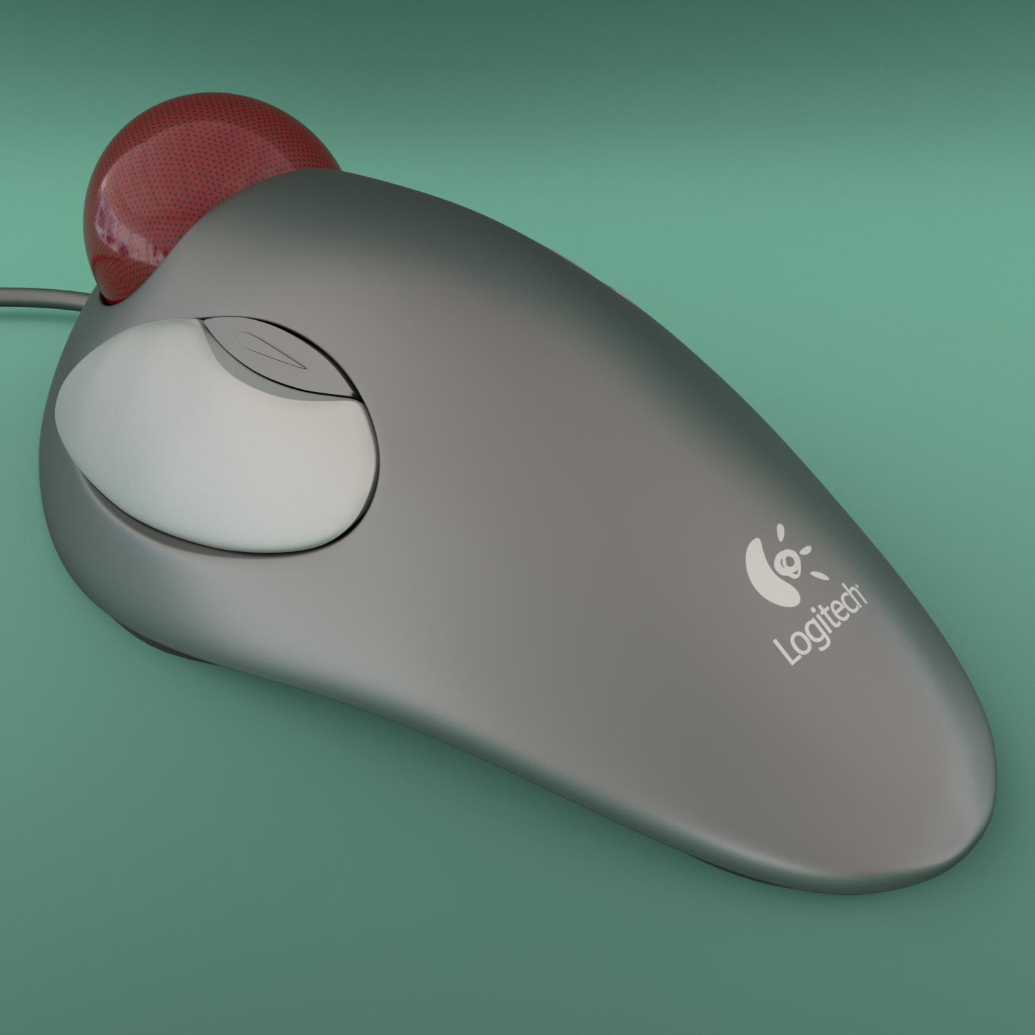 Logitech trackball trackman 3D TurboSquid 1158697