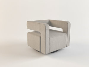 nico swivel chair 3D model