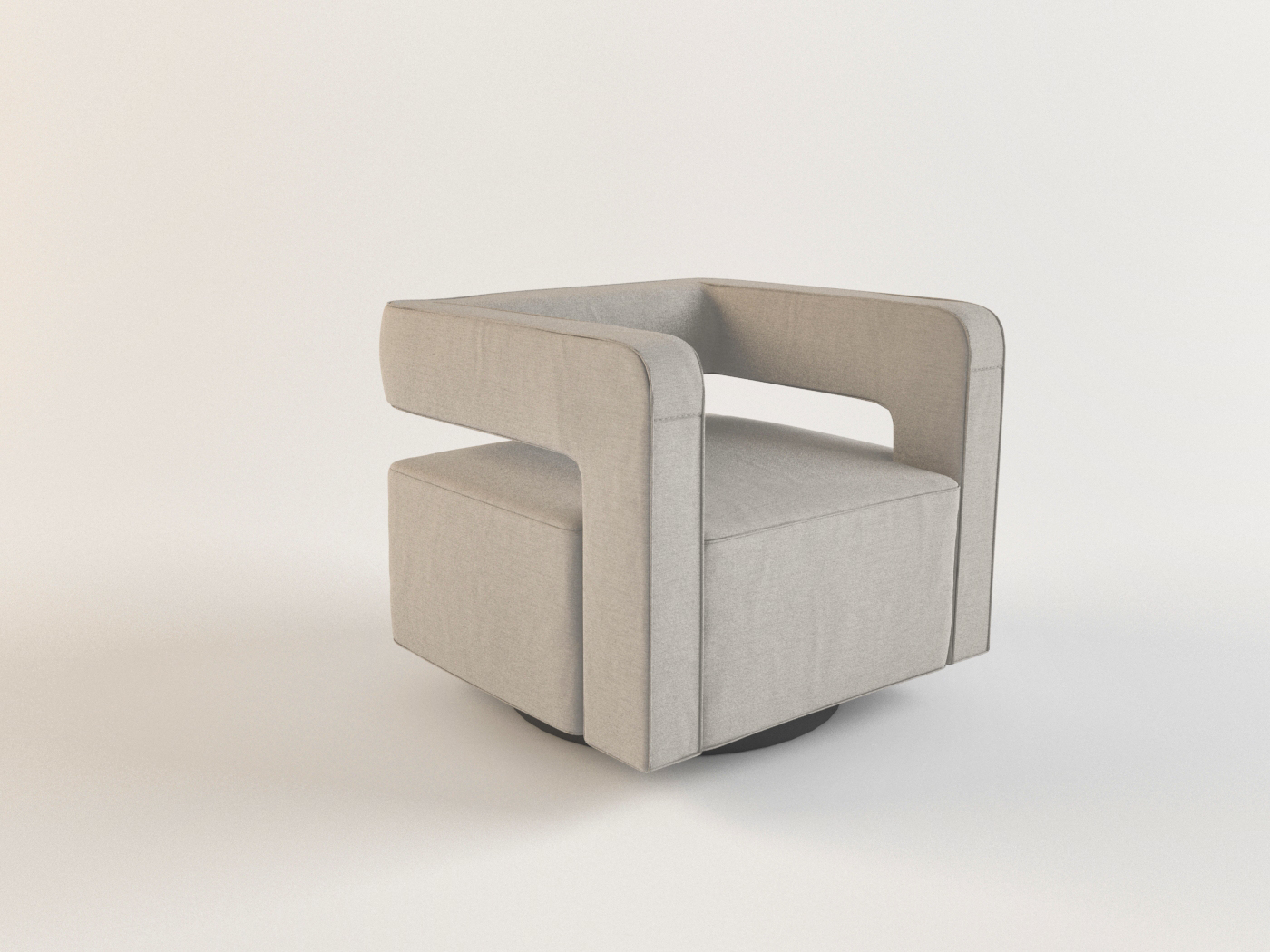 Nico Swivel Chair 3d Model Turbosquid 1158716