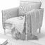 3D model pohjanmaan chic sofa armchair