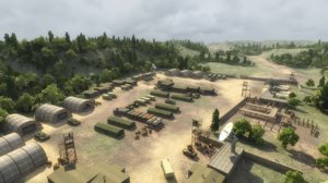 3D military camp