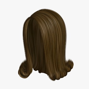 3D hairstyle 1 hair model